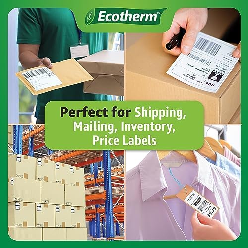 1" x 3" Thermal Labels | 4 Rolls | 2720 Labels | fits Zebra, Godex