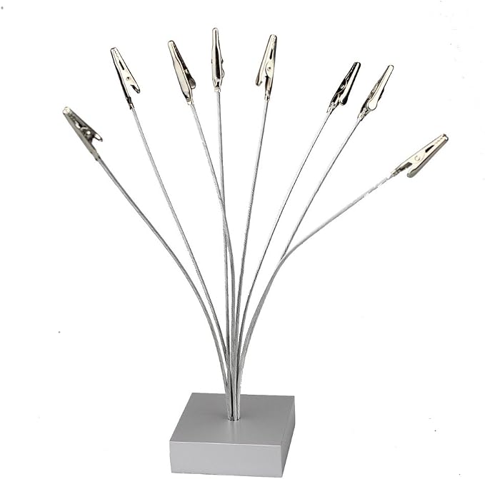 Cube Base 8-Branch Tree Style Memo/Card/Paper/Photo Holder Table Number Holder by Rddconkit