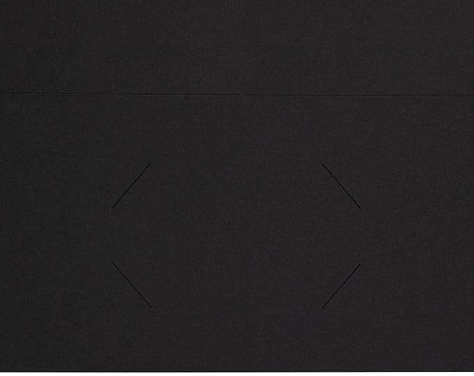LUXPaper 9" x 12" Presentation Folders | Two Pocket | Black Linen | 100lb. - Image 6