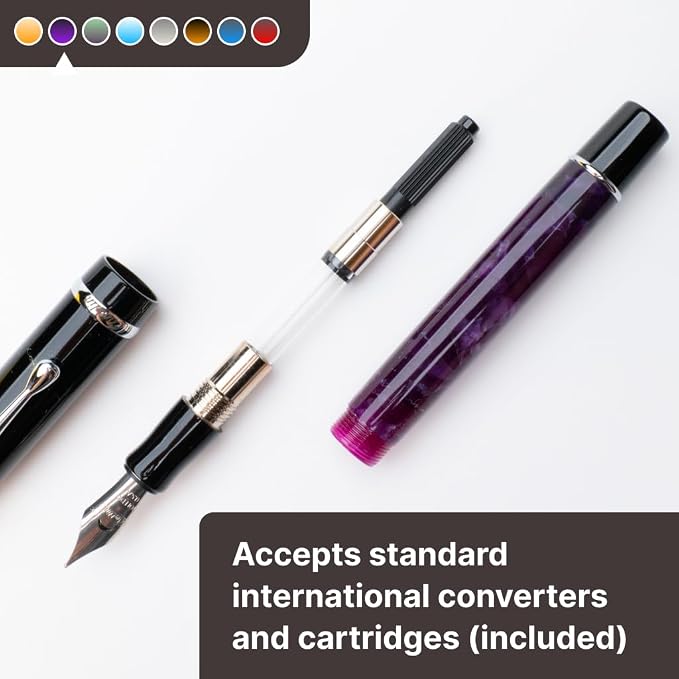 Conklin Duragraph Fountain Pen Purple Nights - Image 5