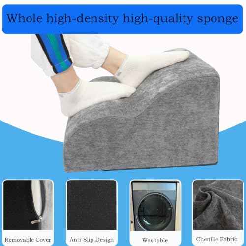 Foot Rest for Under Desk at Work.Multifunctional 3-Tier Foot Stool