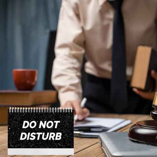 Office Desk Sign,Funny Desk Signs 33 Flip Over Messages Desktop Novelty Accessories For Office Holiday Colleague Coworkers Gag Gift Supplies-8 x 5 inches