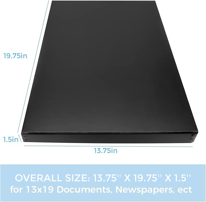 Lineco Museum Archival Storage Box, 13.75x19.75x1.5 in. Drop Front Design. - Image 2
