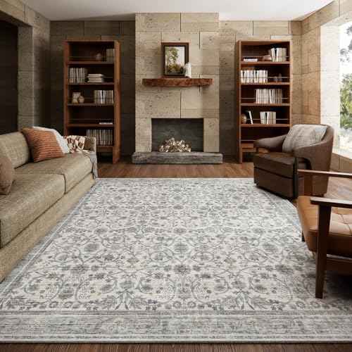Machine Washable Rugs for Living Room: 8x10 Area Rugs for Bedroom