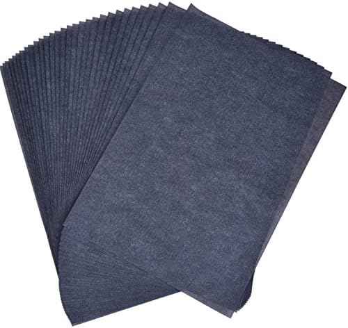 Outus 30 Pack Carbon Papers for Tracing, Graphite Carbon Copy Tracing Paper for Canvas Wood (30 Pack, 8.5 x 11 Inches)