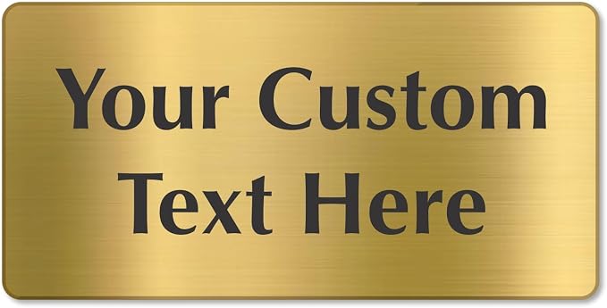 SmartSign Custom Brass Sign - Image 6