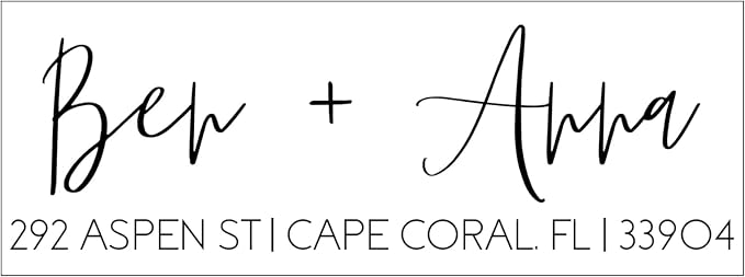 Self Inking Modern Address Stamps | Custom Return Address Stamper - Image 9