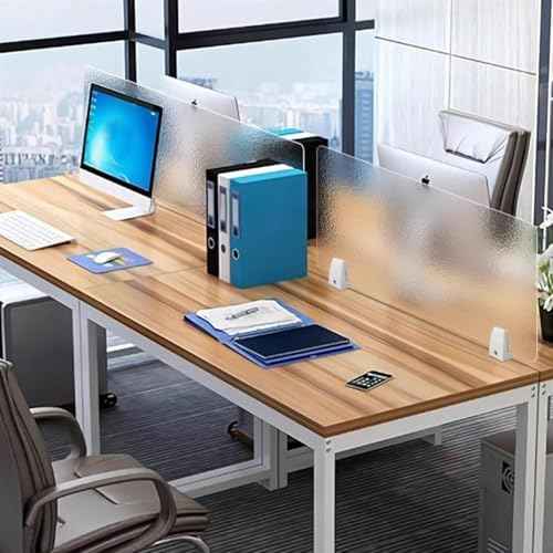 Divider Privacy Panels Acrylic Partitions with Clips Screen Portable Panel,Acrylic Free Standing Screen Privacy Desk Divider