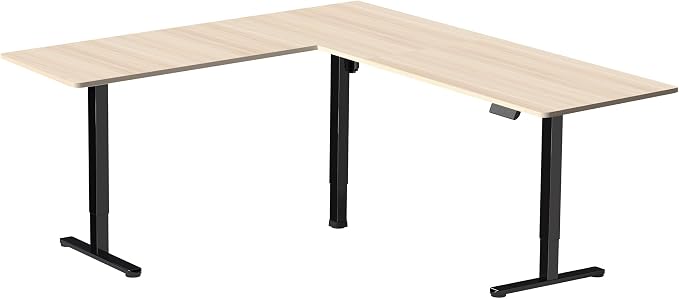 VIVO Electric Corner 84 x 63 inch L-Shaped Standing Desk, Memory Height - Image 9