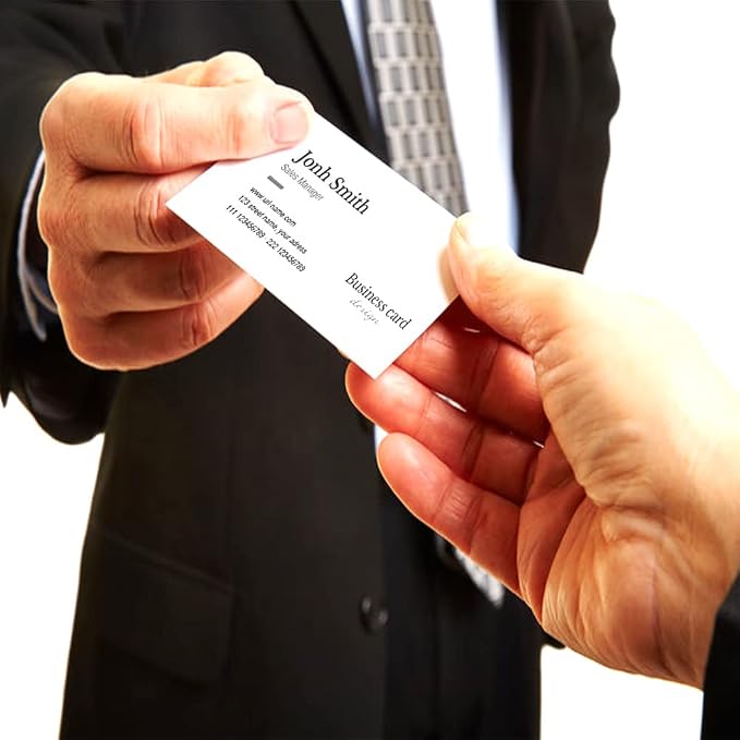 1000Pcs Custom Business Cards Add Photo/Text/LOGO Personalized Business - Image 4