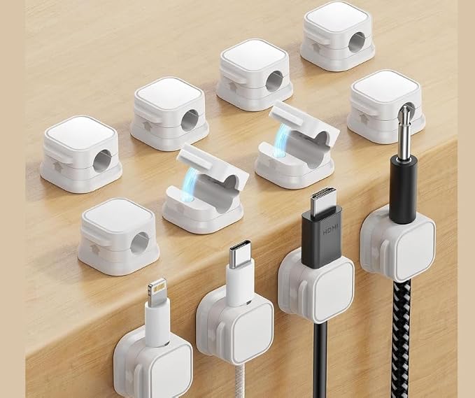12-Pack Cord Organizer Cable Clips by DOBYUS