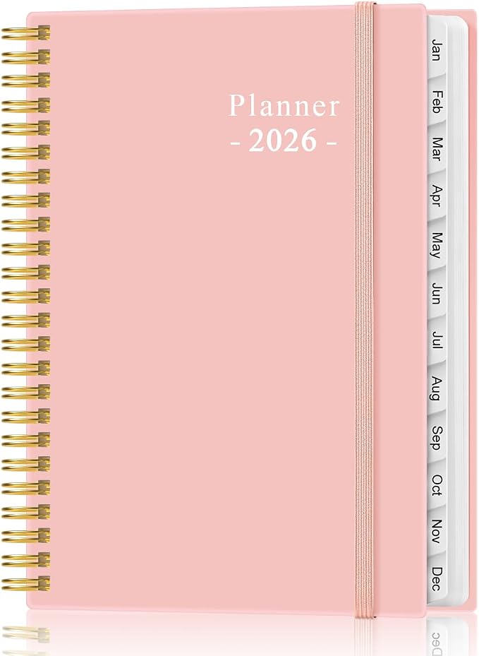 2026 Planner - Planner 2026 from January 2026 - December 2026, Weekly & Monthly by Heveboik