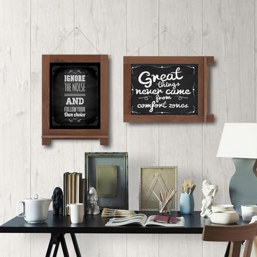 Magnetic Chalkboard 10"x14" Small Chalkboard Signs with Stand
