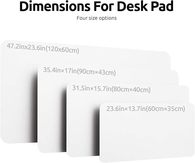 YSAGi Leather Desk Protector, Office Mat, Large Mouse Mat, Non-Slip PU Leather - Image 8