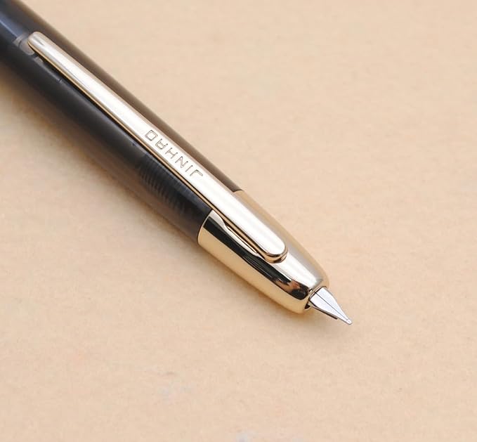 JINHAO 20 Press Fountain Pen, Retractable Capless Resin Pen - Image 2