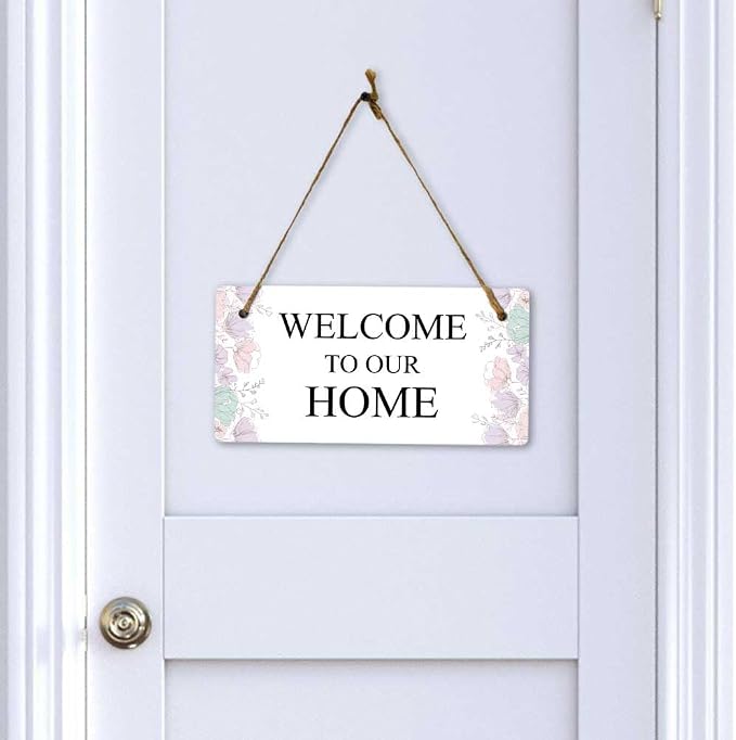 Signs ByLITA Spring Pastel Florals Personalized Hanging Wall or Door Sign | - Image 6