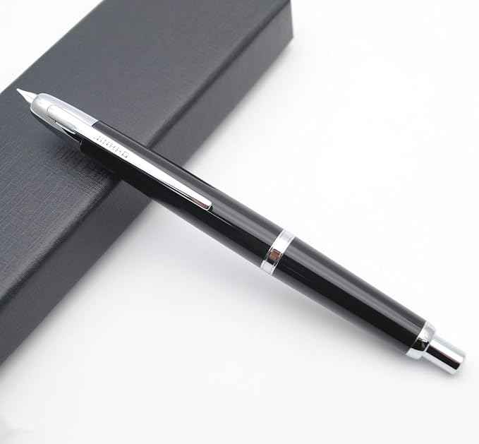 JINHAO 20 Press Fountain Pen, Retractable Capless Resin Pen