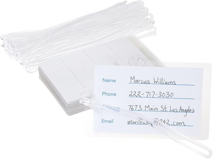 Juvale Self-Laminating Luggage Tags - Image 6