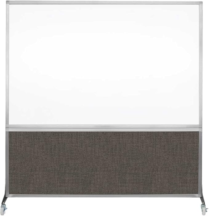 DivideWrite Mobile Whiteboard | Double Sided Dry Erase Board | Portable Office by VERSARE