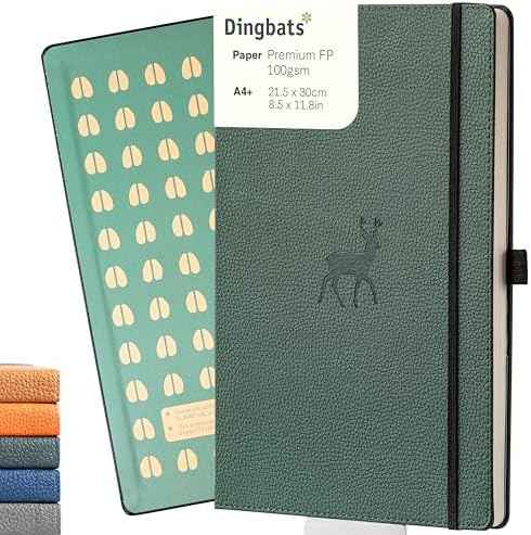 Dingbats* - Wildlife Dotted Extra Large A4 Notebook - PU Leather