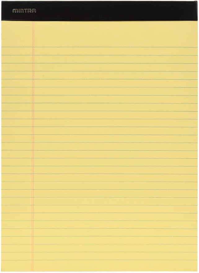 Mintra Office Legal Pads, 8.5in x 11in, Wide Ruled)) - Image 4