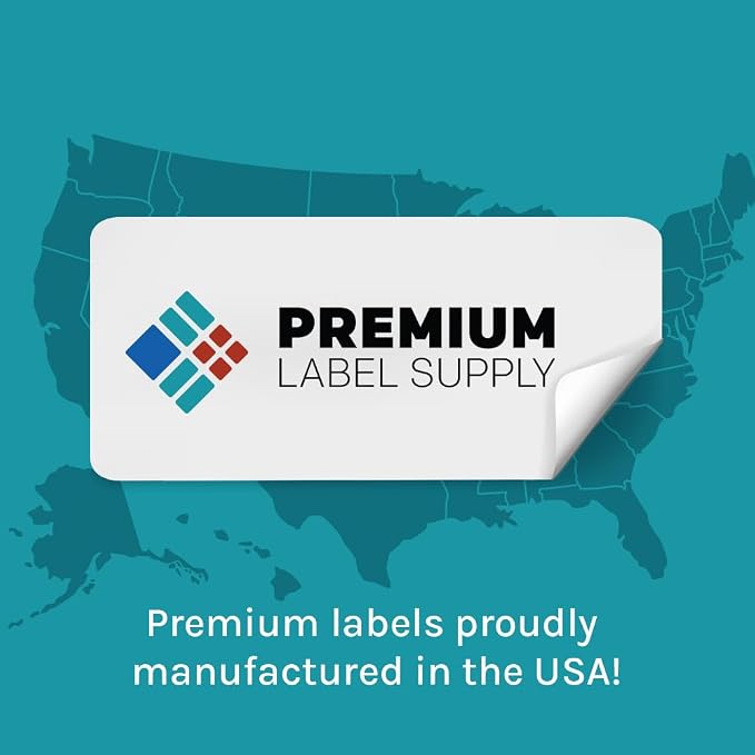 Premium Label Supply Glossy Clear Mailing Labels – 4" x 1.33" – Laser/Inkjet - Image 2
