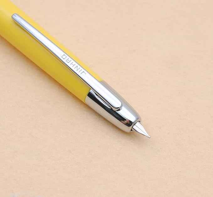 JINHAO 20 Press Fountain Pen, Retractable Capless Resin Pen