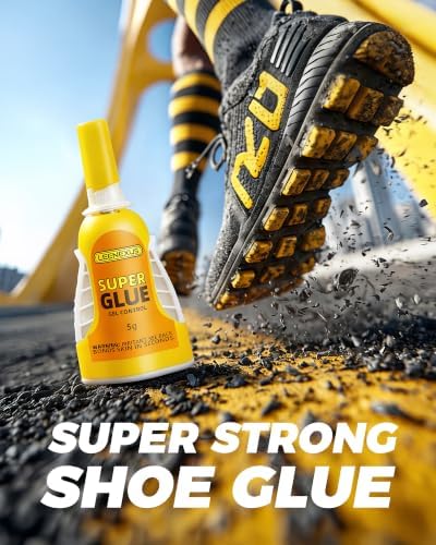 Super Glue and Cement for Shoes – 5g Gel CA | Heavy Duty Instant Bond