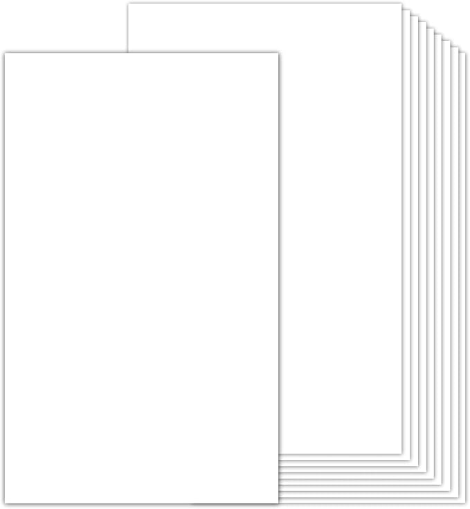 White Cardstock 8.5x14 Thick Paper 100 Sheets, Goefun 65lb Heavyweight Legal by Goefun