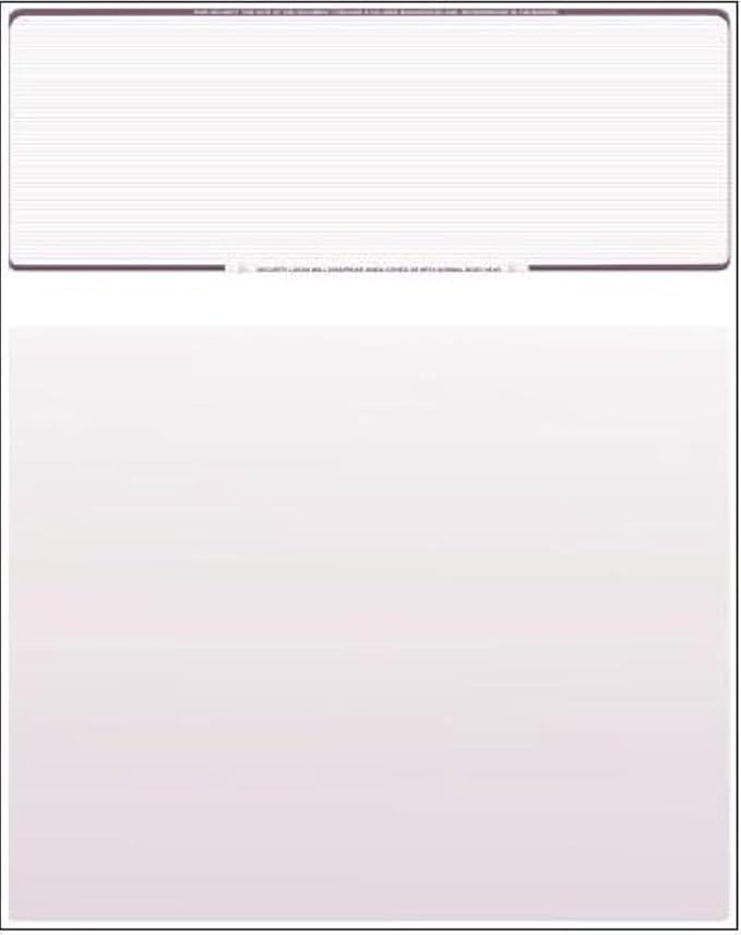 Compuchecks Top Blank Check Paper by Compuchecks