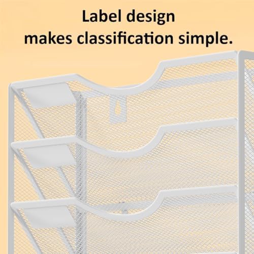 Kuntine.B Wall File Organizer Office Hanging Magazine Holder Wall File