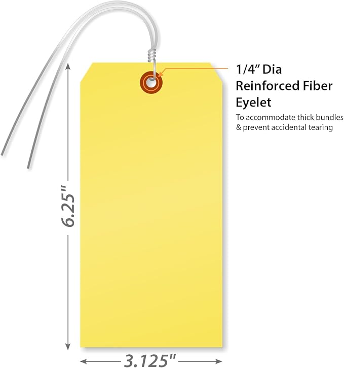 SmartSign Yellow Plastic Tags - Image 2