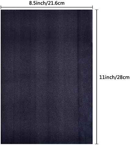 Outus 30 Pack Carbon Papers for Tracing, Graphite Carbon Copy Tracing Paper for Canvas Wood (30 Pack, 8.5 x 11 Inches)