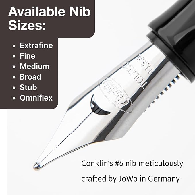 Conklin Duragraph Fountain Pen Orange Nights - Image 6