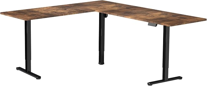 VIVO Electric Corner 75 x 63 inch L-Shaped Standing Desk, Memory Height - Image 9