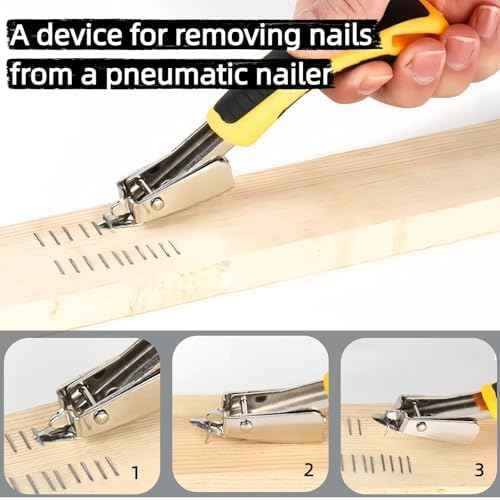 4 Pcs Fors Upholstery Staple Remover Tack Puller Nail Remover Tool Set Nail Puller Plier, Staple Puller, Tack Lifter, Fastener Remover, for Furniture Floor Wall Wooden Case Car Photo Frame