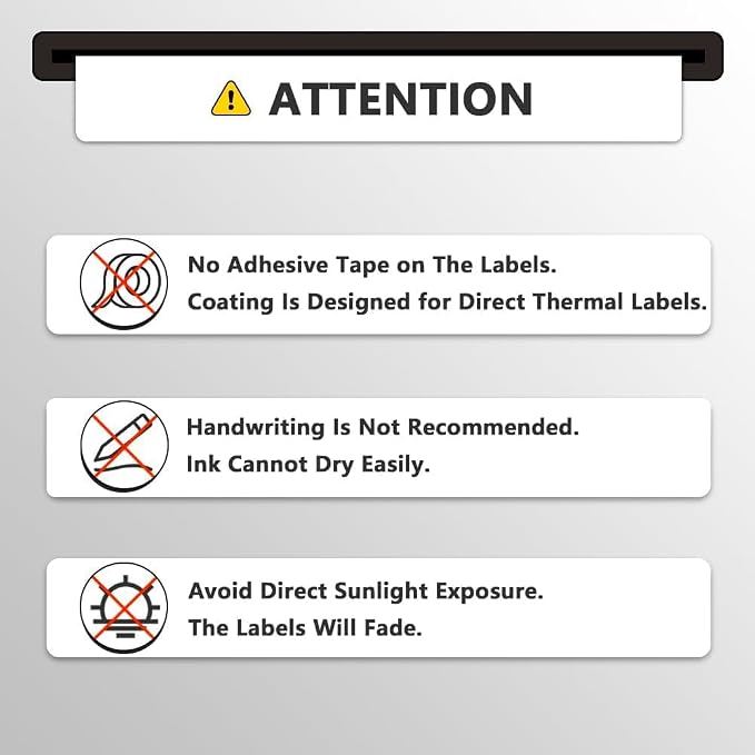 BETCKEY - Compatible DYMO 1744907 Shipping Labels, Perforated, Compatible - Image 5