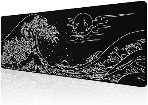 ALOANES Waterproof Gaming Mousepad Large Mouse Mat Non-Slip Rubber Base