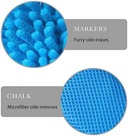 4 Pieces Dry Erase Eraser, Microfiber Whiteboard Eraser