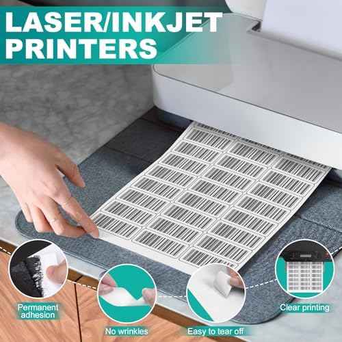 Address Labels 1" x 2-5/8" Matte Sticker Paper, 30 Up 250 Sheets (7500 Labels), Printable Shipping Mailing Labels for Inkjet & Laser Printer, White Blank Label Sheets for Small Business & Office