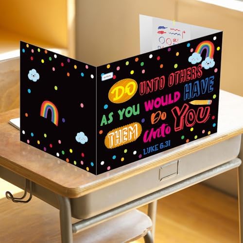 Cinrobiye 24 Pcs Christian Privacy Folders Standard for Students