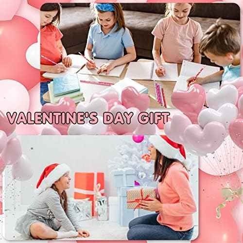 72 PCS Valentines Pencils Bulk Holiday Pencil with Top Erasers Wood Pencils for Classroom, 4 Style(72)
