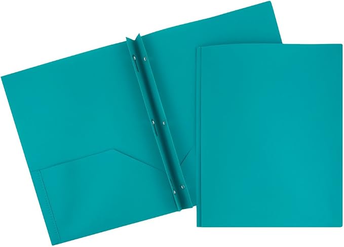 JAM PAPER Plastic Color POP Folders by JAMPaper