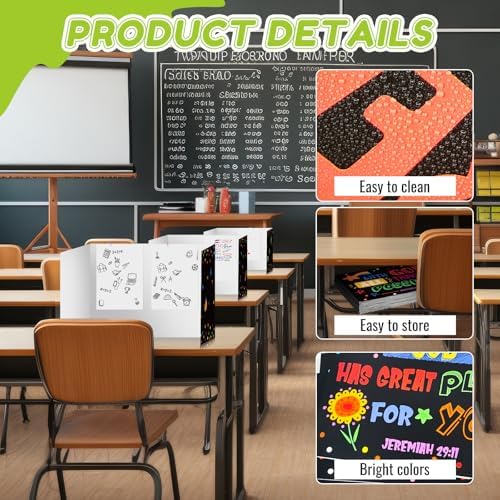 Cinrobiye 24 Pcs Christian Privacy Folders Standard for Students