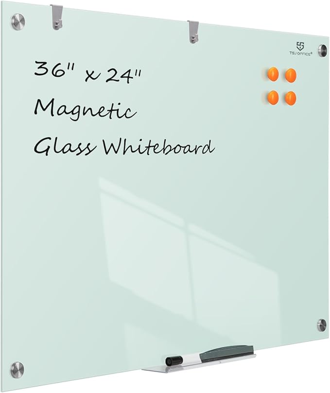 TSJ OFFICE Glass Dry-Erase Board by TSJOFFICE
