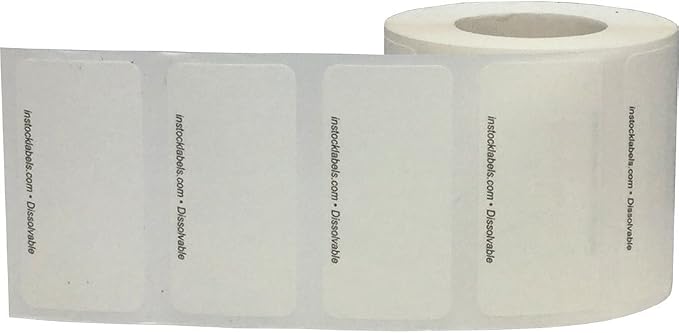 Dissolvable Blank Shelf Life Labels - Image 2