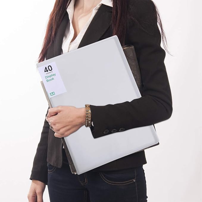 Phyxin 40-Pocket Portfolio Binder Organizer, Binder Sheet Protectors 8.5" x 11" - Image 7