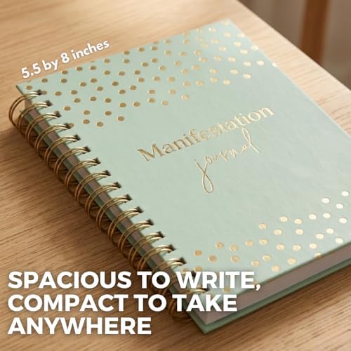 Manifestation Journal for Women, Guided 369 Method, 90-Day Planner - Green
