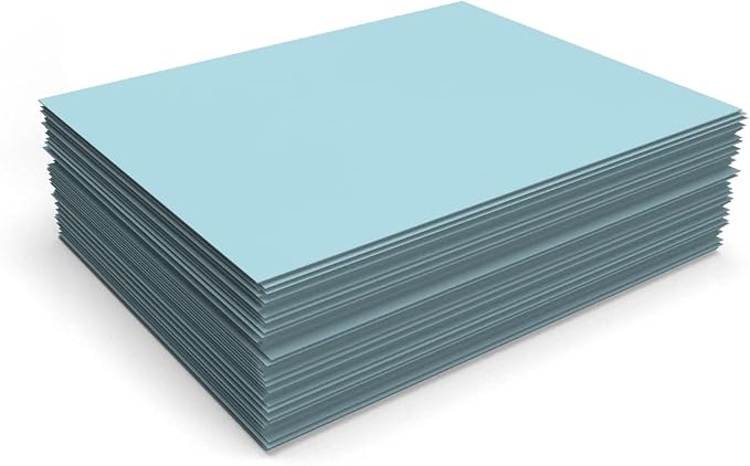 LUXPaper 8.5" x 11" Paper | Letter Size | Pastel Blue | 60lb. Text | 250 Qty - Image 5