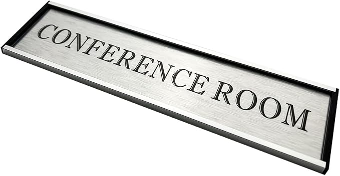SINKAA Personalized Name Plate for Door or Wall, 2 x 8 inch Custom Office - Image 3